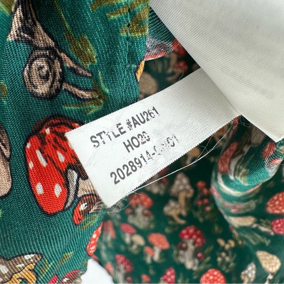 J. Crew Collection Mushroom Silk Ruffle Collar Blouse - Picture 8 of 8